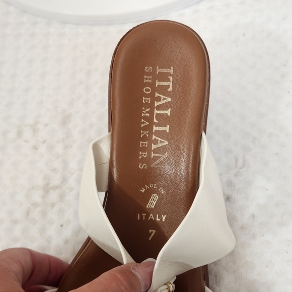 ITALIAN SHOEMAKERS Women's Clover Wedge Sandal Size 7 - Picture 8 of 9